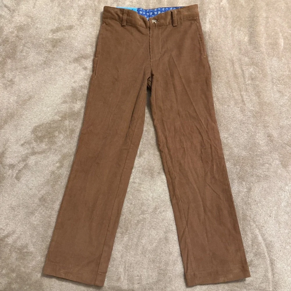 J. Bailey Boys Brown Corduroy Pants Size 7 NWT CHAMP-25F Straight Leg Trousers